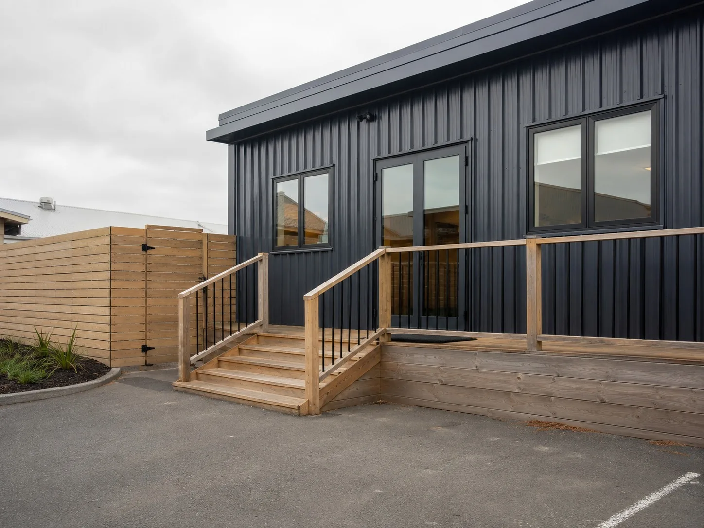 Complete commercial fencing and gate fit-out at a Wellington site