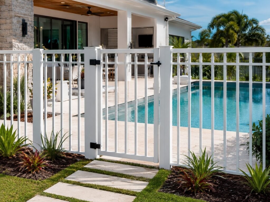pool pvc fencing