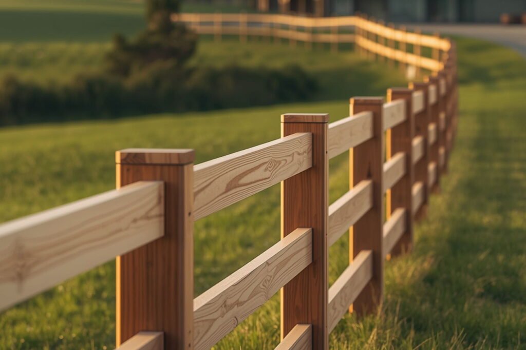 post and rail fence nz