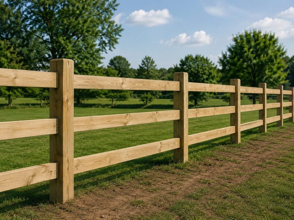 post and rail fence wellington