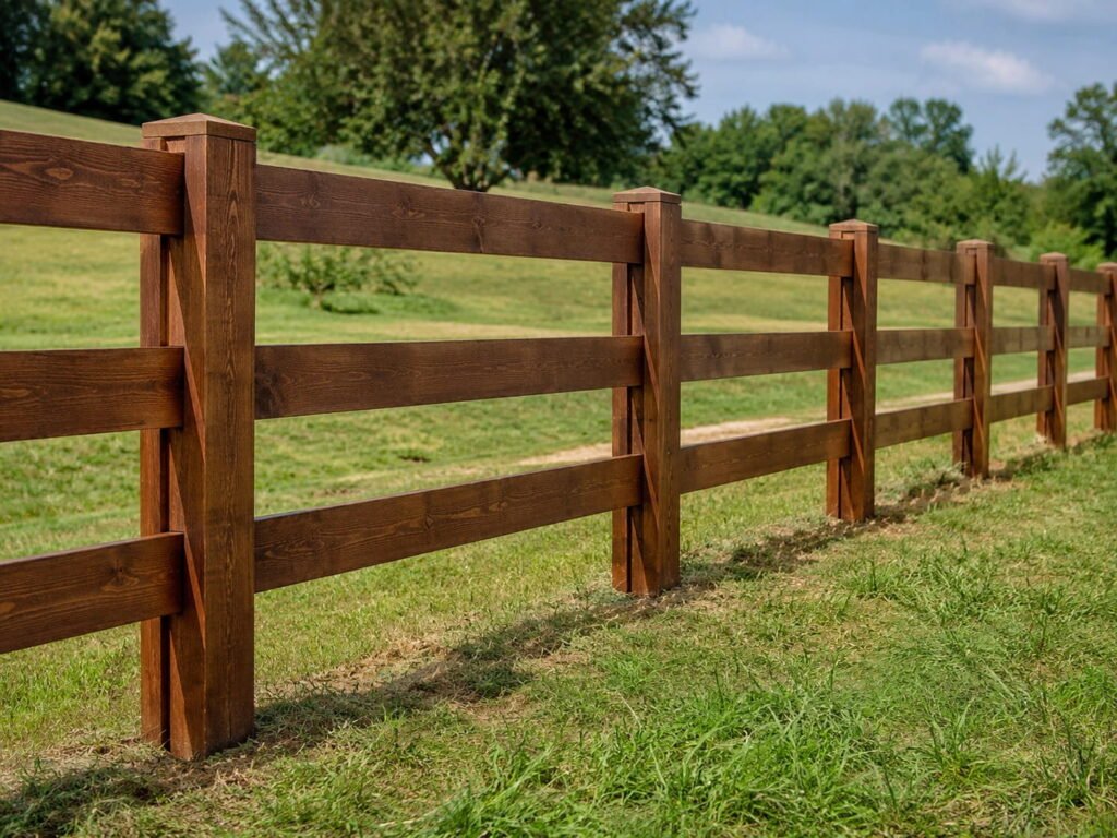 post and rail fence wellington nz